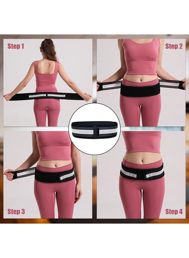 2PCS Relieve back pain sciatica，sciatica waist belt，Hip Braces for Hip Pain - Pelvic Support Belt for Men and Women - Image 3