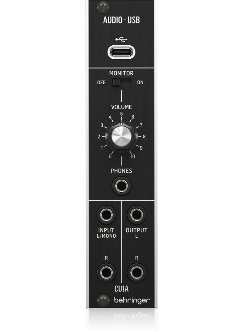 behringer CU1A Ultra-Low Latency 2 In/2 Out USB/Audio Interface for Eurorack - Image 3