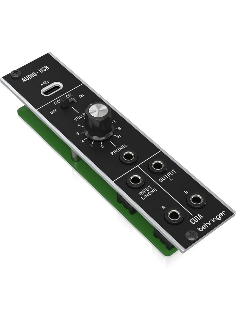 behringer CU1A Ultra-Low Latency 2 In/2 Out USB/Audio Interface for Eurorack - Image 1