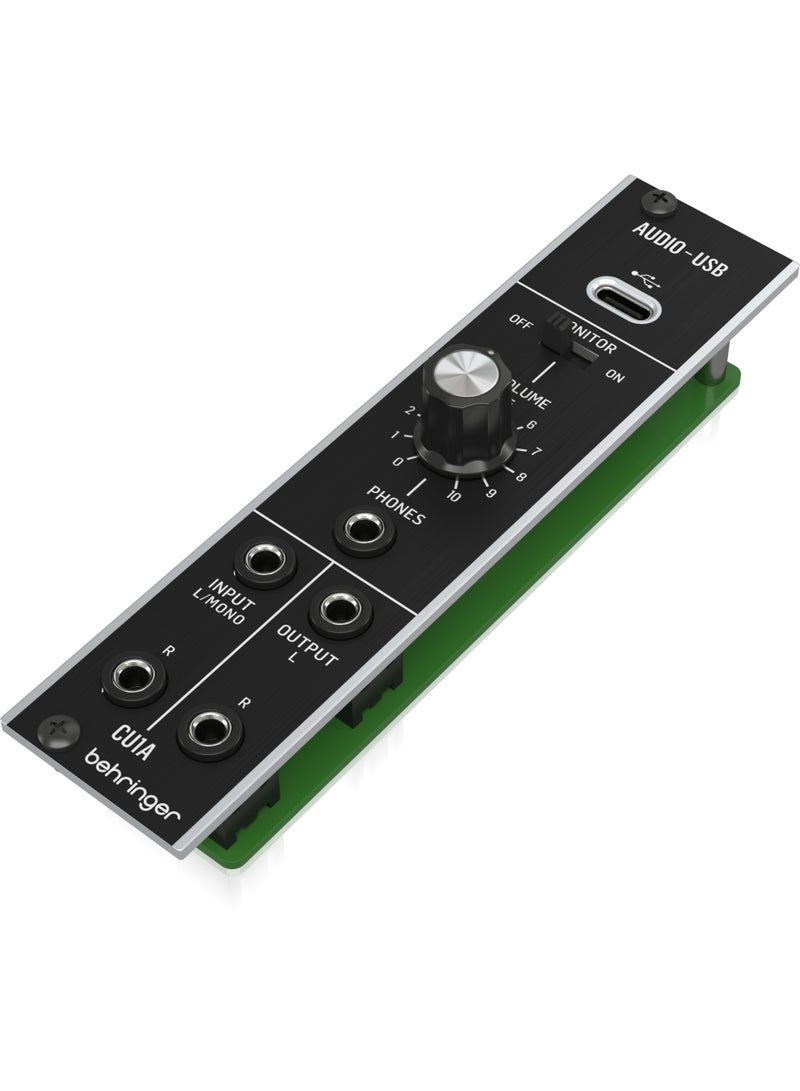 behringer CU1A Ultra-Low Latency 2 In/2 Out USB/Audio Interface for Eurorack - Image 2