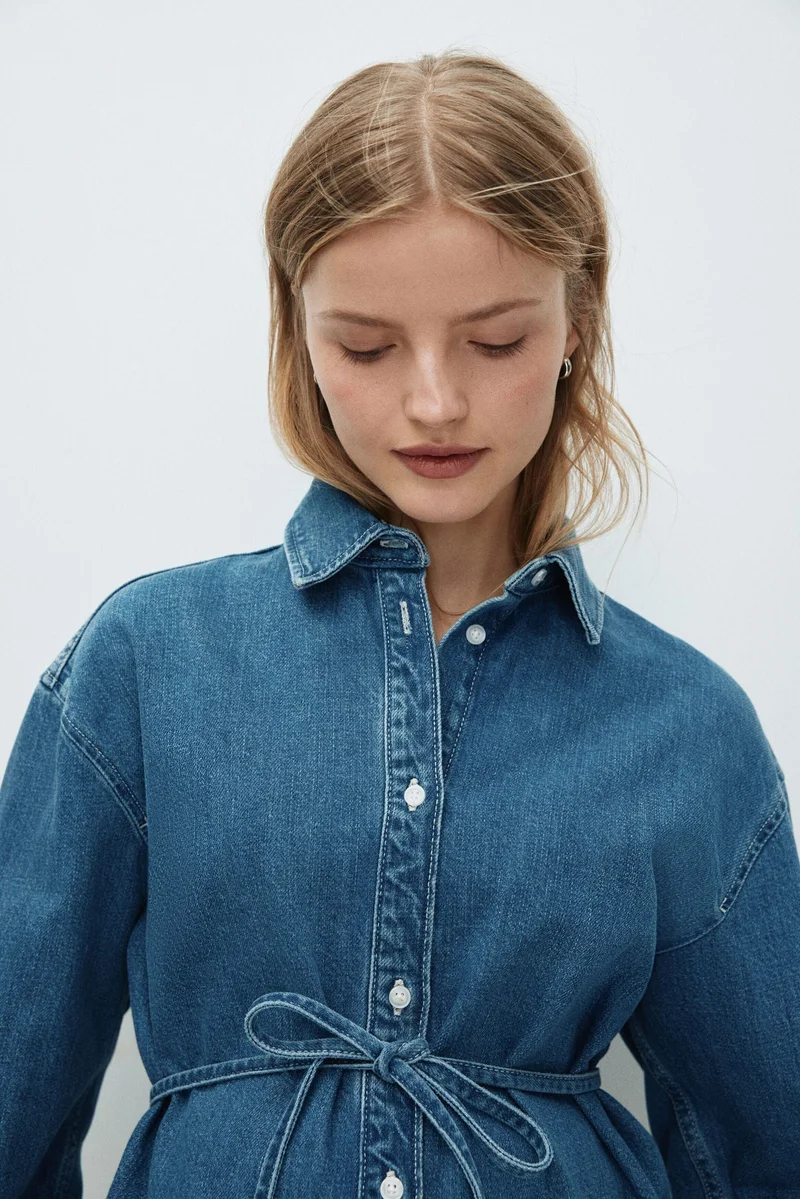 اتش اند ام قميص دنيم من تشكيلة ماما