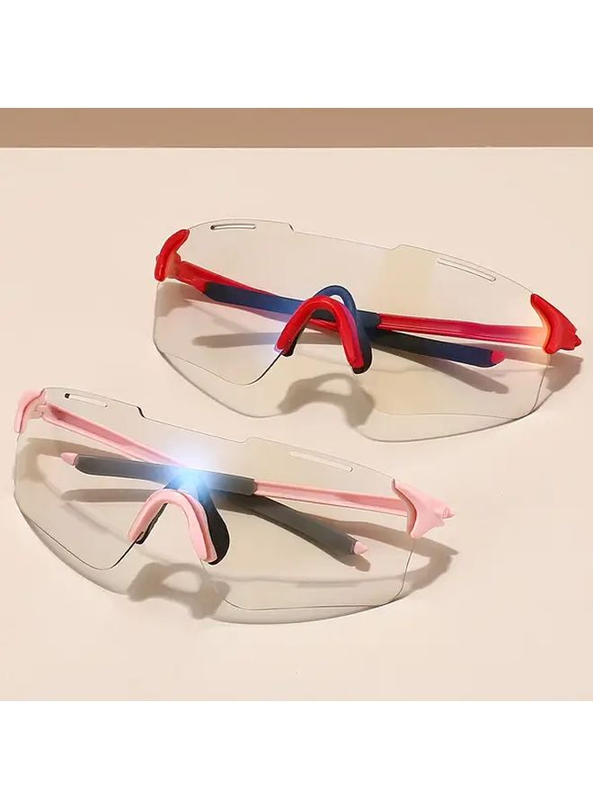 Black Frameless Glasses for Men and Women Minimalist Design for Various Occasions - Image 4