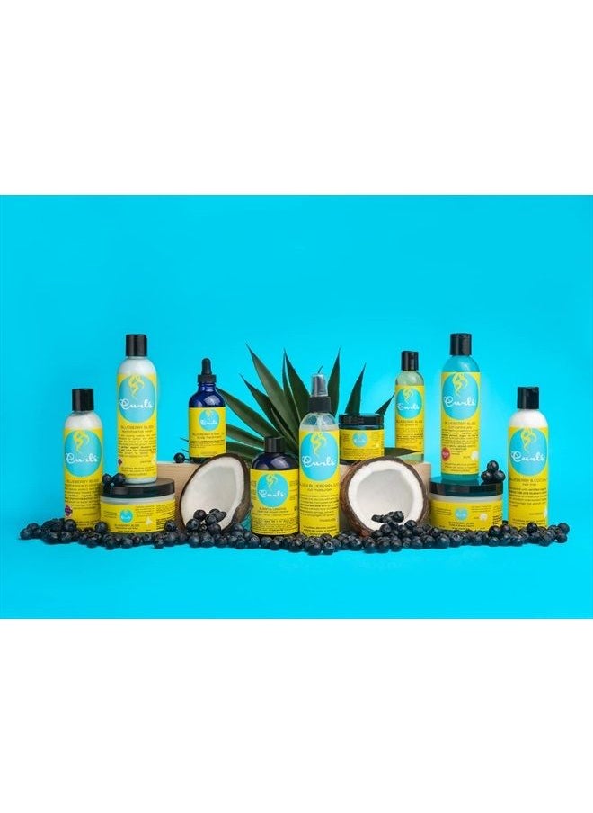 Curls Blueberry Bliss Reparative Hair Wash - Encourage Healthy Scalp and Hair Growth - Rich and Creamy Sulfate-Free Cleanser - For Wavy, Curly, and Coily Hair Types - 8oz  - Image 4