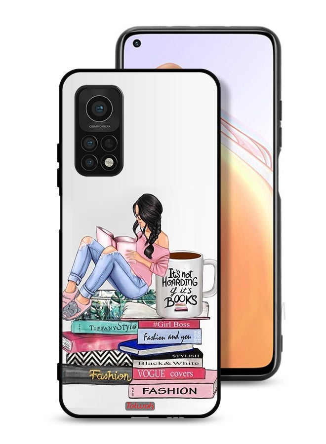Tolwak Xiaomi Mi 10T Pro 5G Protective Case Cover Girl And Fashion Books Art - Image 1