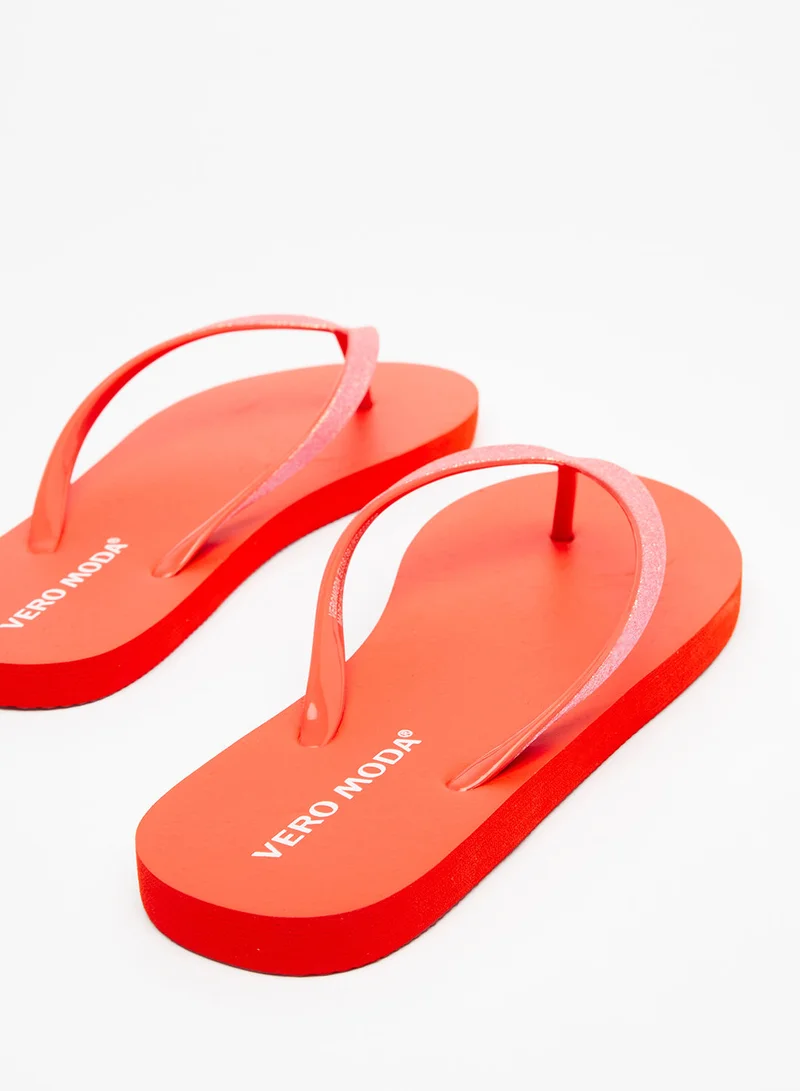 VERO MODA Glitter Flip Flop