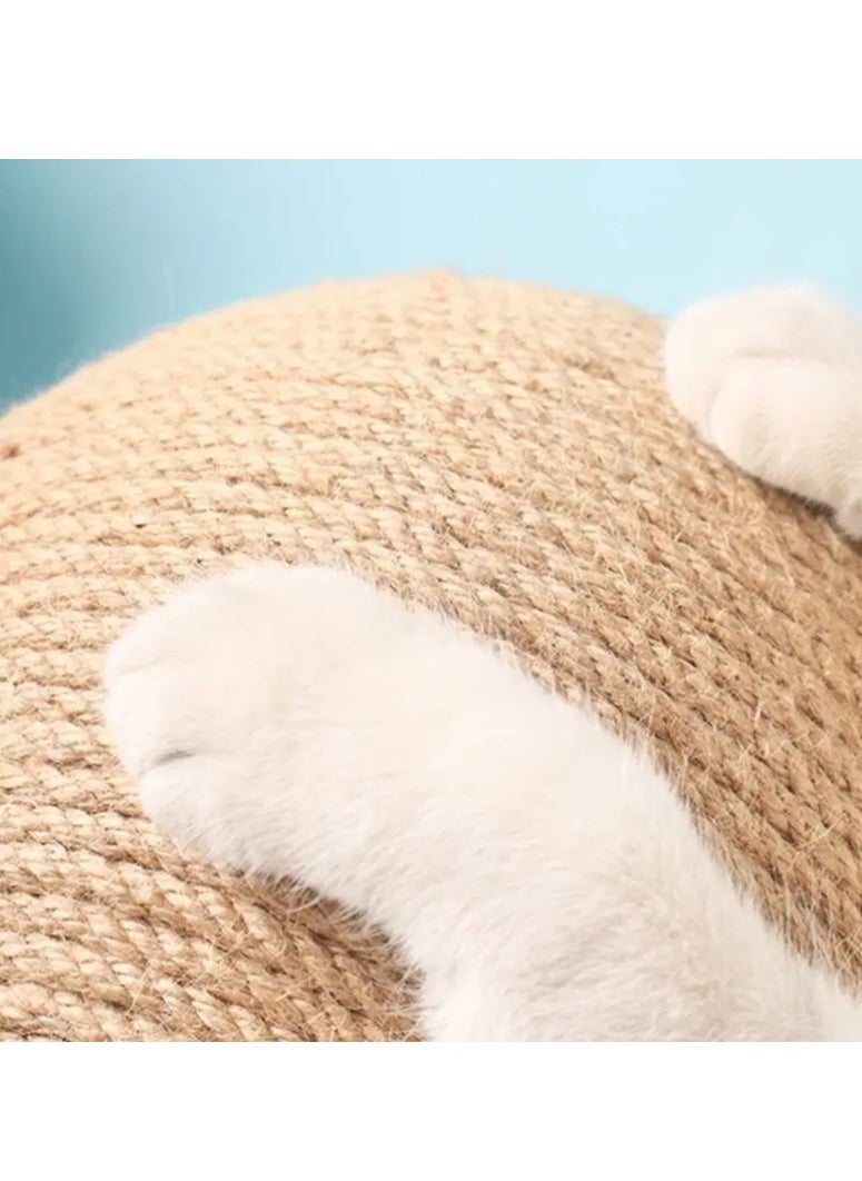 ARNOTEC Cat Scratching Ball Toy Sisal Kitten Rope Ball Board Grinding Paws Toys Cat Climbing Frame Durable Cat Scratch Pet Supplies (Size : L-shape)  - Image 5
