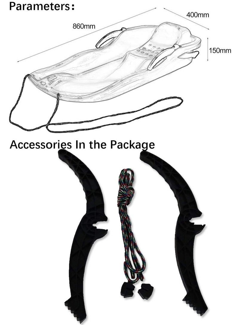 Generic Outdoor Sports Sandboarding, Sandboarding For Playing In Sand, Grass, And Snow, With Thickened Handrails, Deep Blue - Image 2