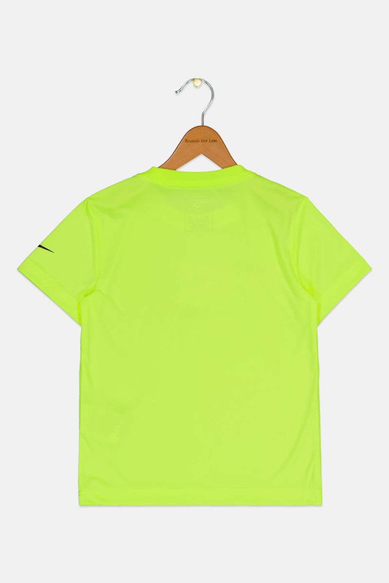 Nike 3Brand by Russell Wilson Toddlers Boy Short Sleeve Outdoor T-shirt, Lime Green - Image 2
