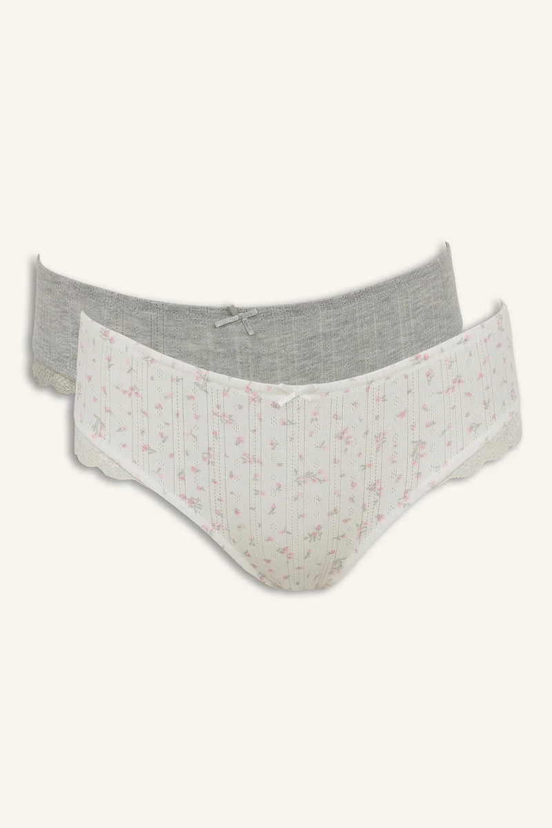 2-Pack Lace Details Briefs