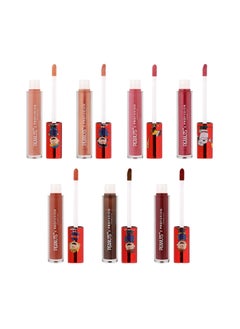 Profusion Cosmetics Profusion Cosmetics Peanuts Holiday The Joy of Giving 7 PC Lip Gloss Set Nourishing Tinted Lip Stain for an Elevated Shine Infused with Vitamin E 