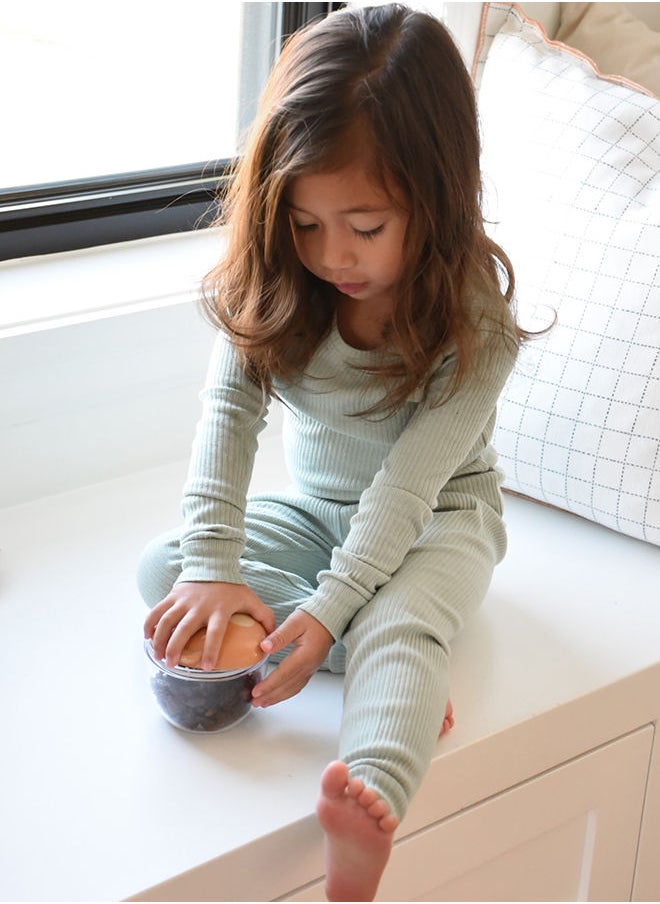 melii - Animal Snack Containers - Adorable, Airtight, and Leakproof Designs for Kids - BPA Free, Easy Clean, Perfect for On the Go Snacking and Lunch Boxes - Brown - Image 1