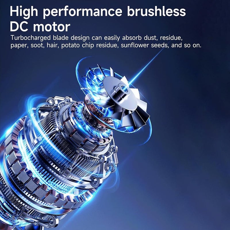 Lydsto Handheld Vacuum Cleaner, 4000Pa Suction Cordless Car Vacuum with 4-in-1 Nozzles, Dual HEPAFiltration,USB-C Rechargeable for Home, Auto Cleaning - Image 4