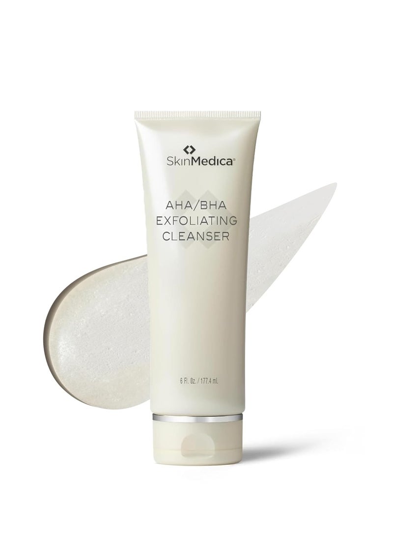 Skinmedica SkinMedica AHA/BHA Exfoliating Cleanser - Gently Scrub Away Dead Skin with Exfoliating Face Wash Cleanser, Improving the Appearance of Skin Tone and Texture, 6 Fl Oz  - Image 1
