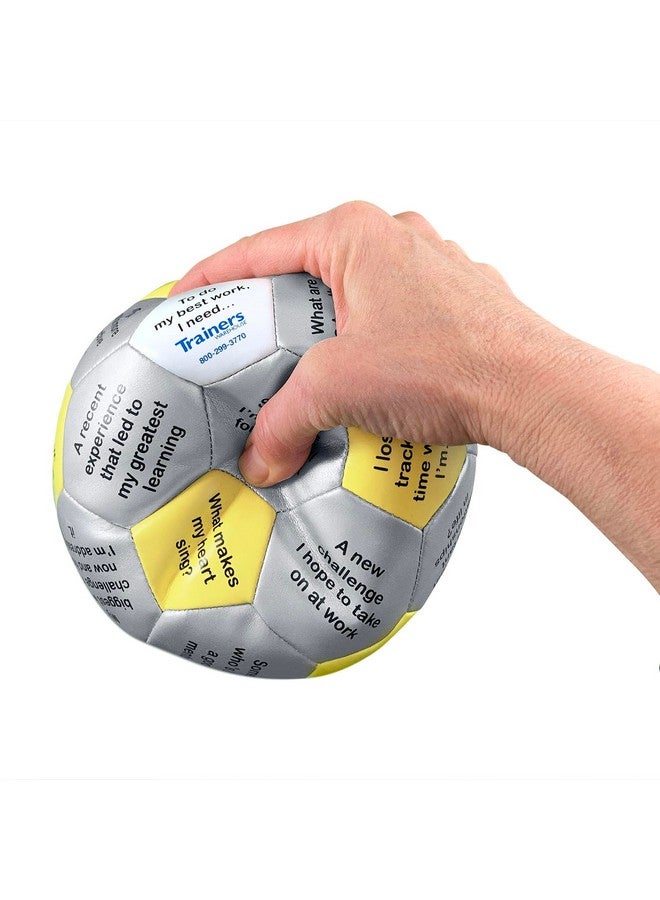 Trainers Warehouse Get Happy At Work Thumball 6" | Team Building Activities - Create A Positive Workplace. Promote Optimisim & Happy Conversations | 32 Prompts - Image 5