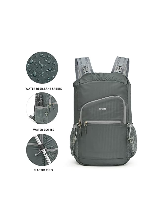 G4Free 25L Packable Hiking Backpack Lightweight Waterproof Medium Shoulder Daypack Water-Resistant Foldable For Outdoor Travel Camping - Image 2