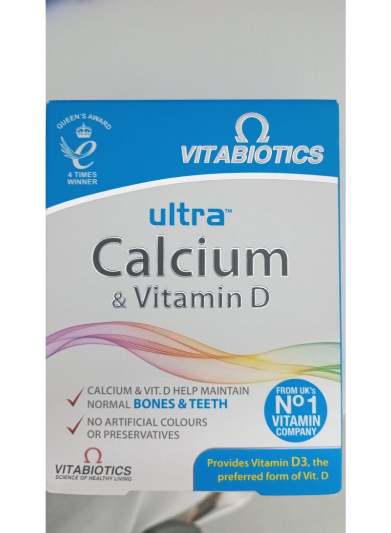 ULTRA CALCIUM&VIT D  TABLETS 30s