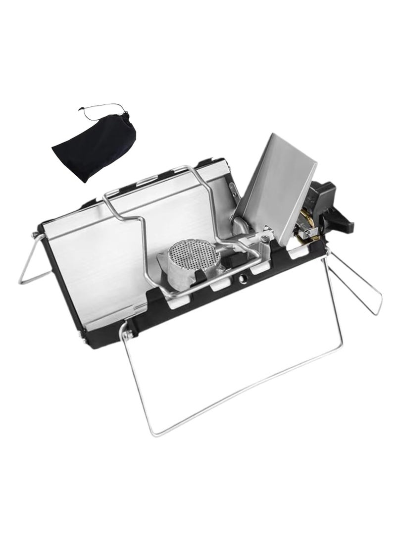 BlueFire Portable Camping Stove – 3500W High-Power Compact Gas Stove | Foldable, Lightweight Stainless Steel & Aluminum Alloy Design | Fast Boiling (1.1L in 3 Mins) | Perfect for Hiking, Backpacking, Picnics & Outdoor Cooking - Image 3