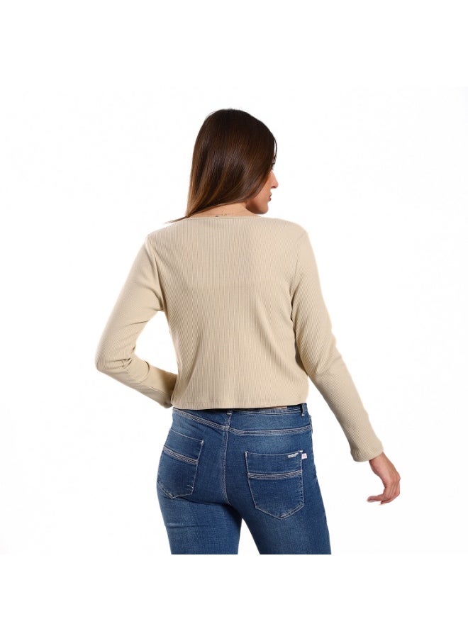 Coctail - 1364-cardigan-beige - Image 1