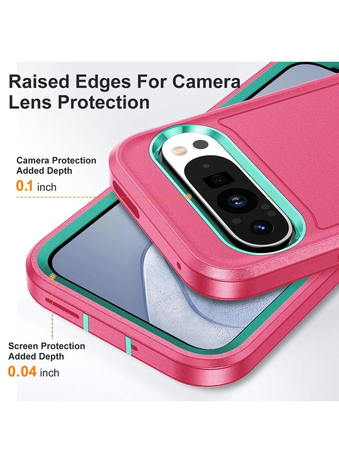 S-TOP Case For Google Pixel 9 Pro Rugged PC + Silicone Phone Case with Holder - Image 5