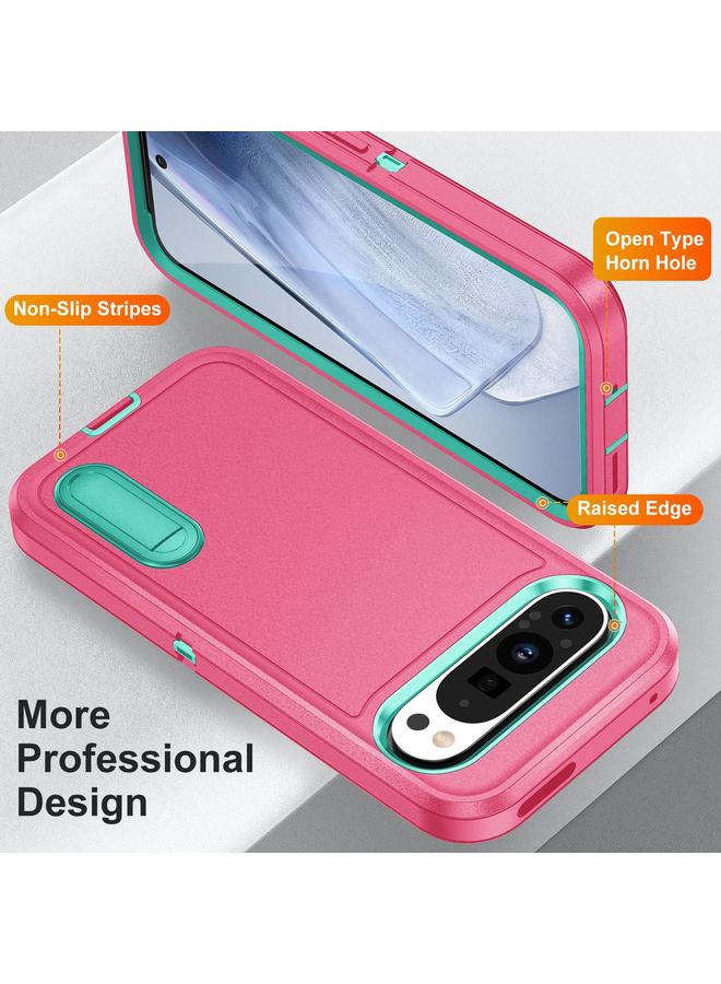S-TOP Case For Google Pixel 9 Pro Rugged PC + Silicone Phone Case with Holder - Image 3