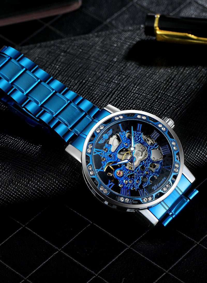 Winner Men's automatic mechanical wristwatch, water-resistant and rust-proof - Image 5