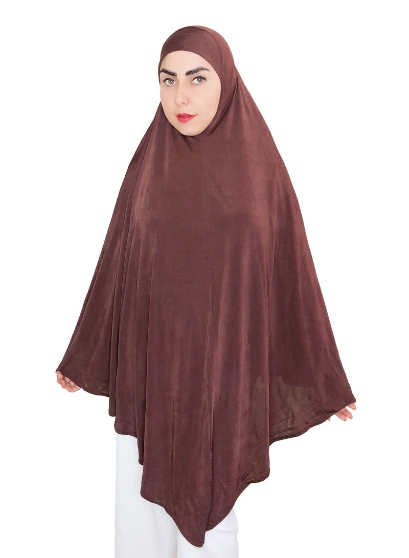 ليندا حجاب طويل أنيق للنساء من ليندا إسلامي ناعم خفيف الوزن من نسيج رايون 