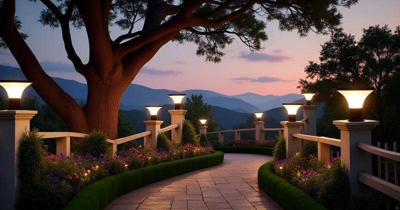 Lyse Decor Gate Lights for Outdoor Waterproof, Gate Lamps for Main Gate, Pillar Light, Farmhouse Boundry Light and Decorative Outdoor Lamp (GL55, Pack of 2) - Image 4