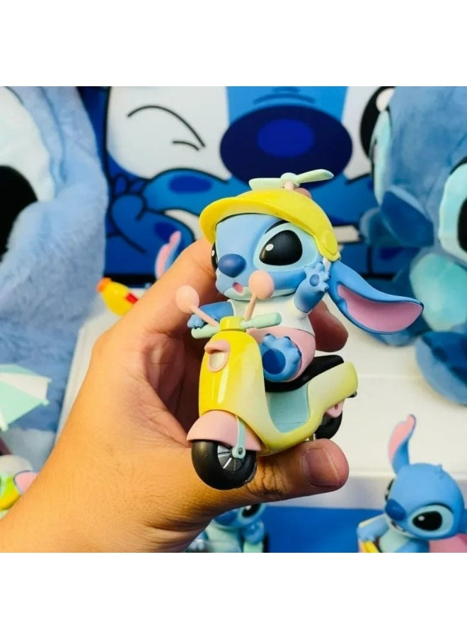 Genuine Stitch Swim Series Blind Box Anime Kawaii Trendy Ornament Model Collection Hand Doll Toy Mysterious Gift