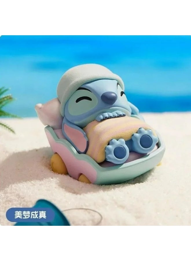 Genuine Stitch Swim Series Blind Box Anime Kawaii Trendy Ornament Model Collection Hand Doll Toy Mysterious Gift
