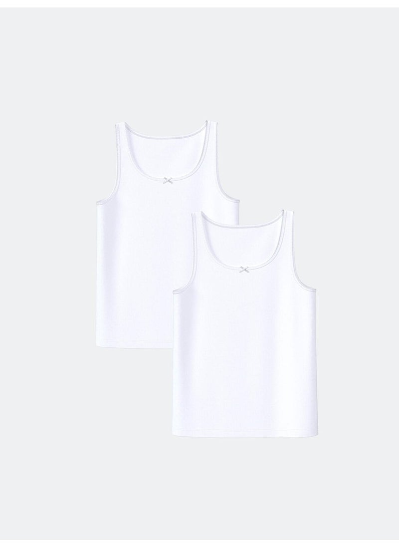 LC WAIKIKI Lcw Kids Crew Neck Girls Tank Top 2-Pack  - Image 1