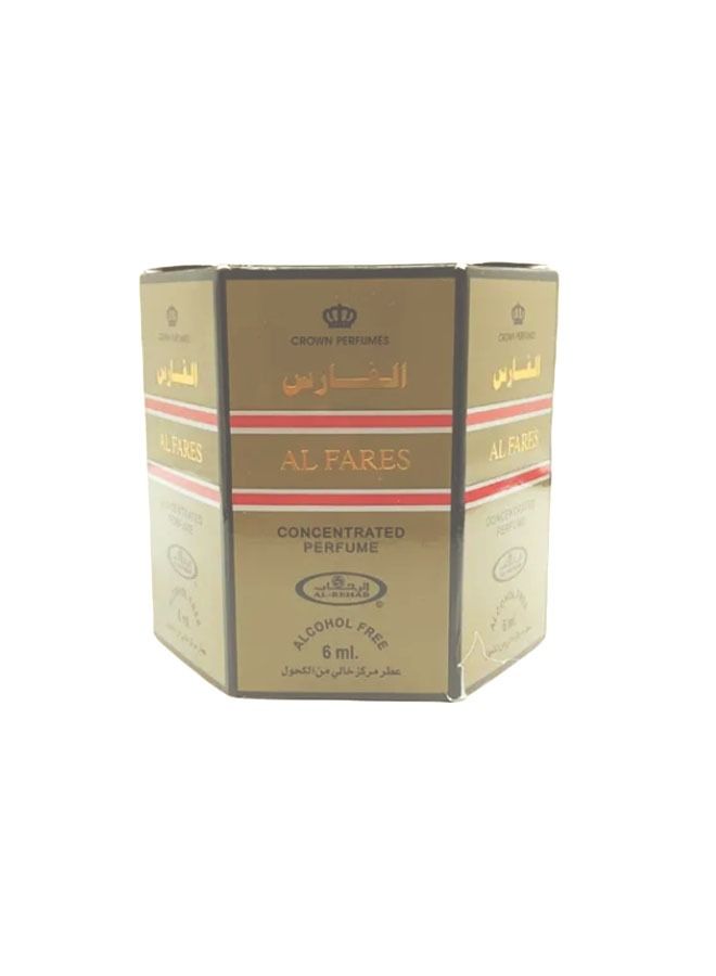 Alrehab Oil perfume without adding Al Fares alcohol - 6 ml 6 pieces - Image 1