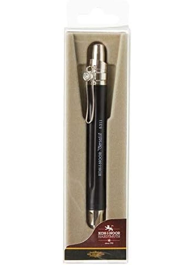 كوه-آي-نور حامل الرصاص الصلب الميكانيكي مع رصاص 5.6 مم × 80 مم أسود مع مشبك واحد لكل 5311Cn1005Pk - Image 3