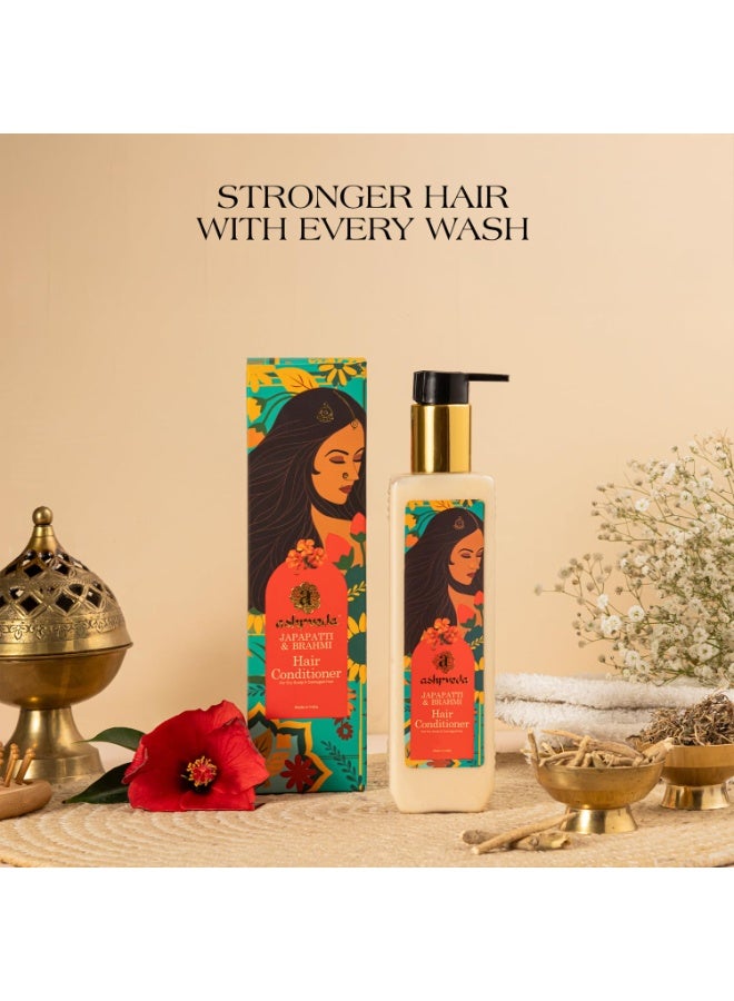 Ashpveda Japapatti & Brahmi Hair Conditioner for Dry Scalp, Damaged and Frizzy Hair (100ml) - Image 3