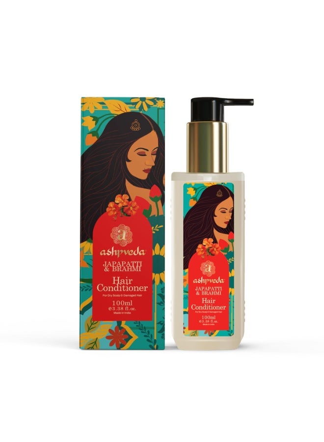 Ashpveda Japapatti & Brahmi Hair Conditioner for Dry Scalp, Damaged and Frizzy Hair (100ml) - Image 1