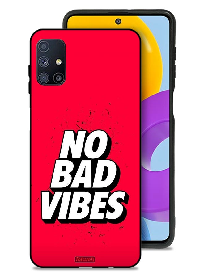 Tolwak Samsung Galaxy M51 Protective Case Cover No Bad Vibes - Image 1