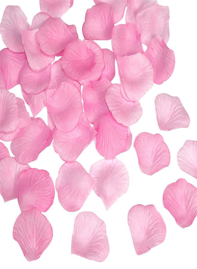 Millennial Essentials 1120 Pcs Artificial Silk Rose Petals Flower Petals for Wedding Decoration Party Valentine’s Day (Pink) - Image 1