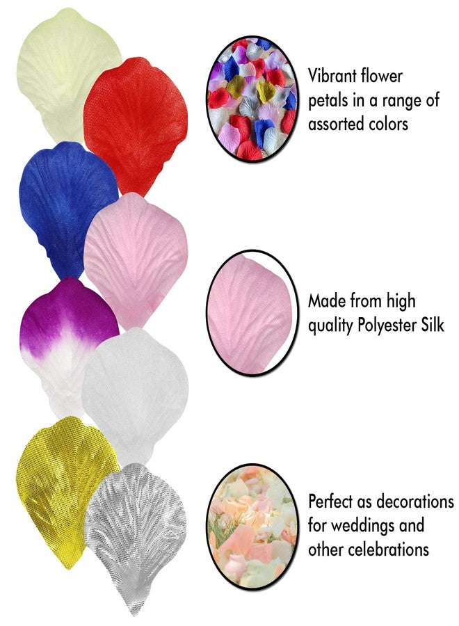 Millennial Essentials 1120 Pcs Artificial Silk Rose Petals Flower Petals for Wedding Decoration Party Valentine’s Day (Pink) - Image 3