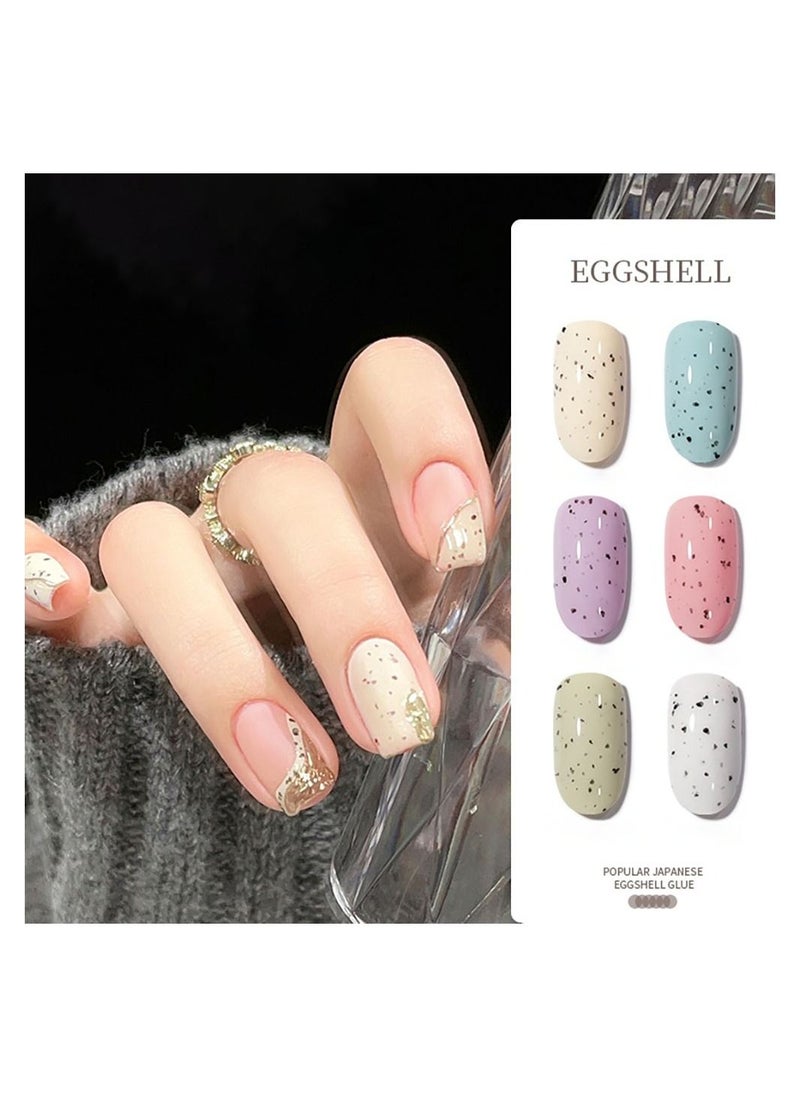 Miss Gooey Eggshell Nail Polish Glue - All-Match Spot Texture Phototherapy Glue  - Image 4