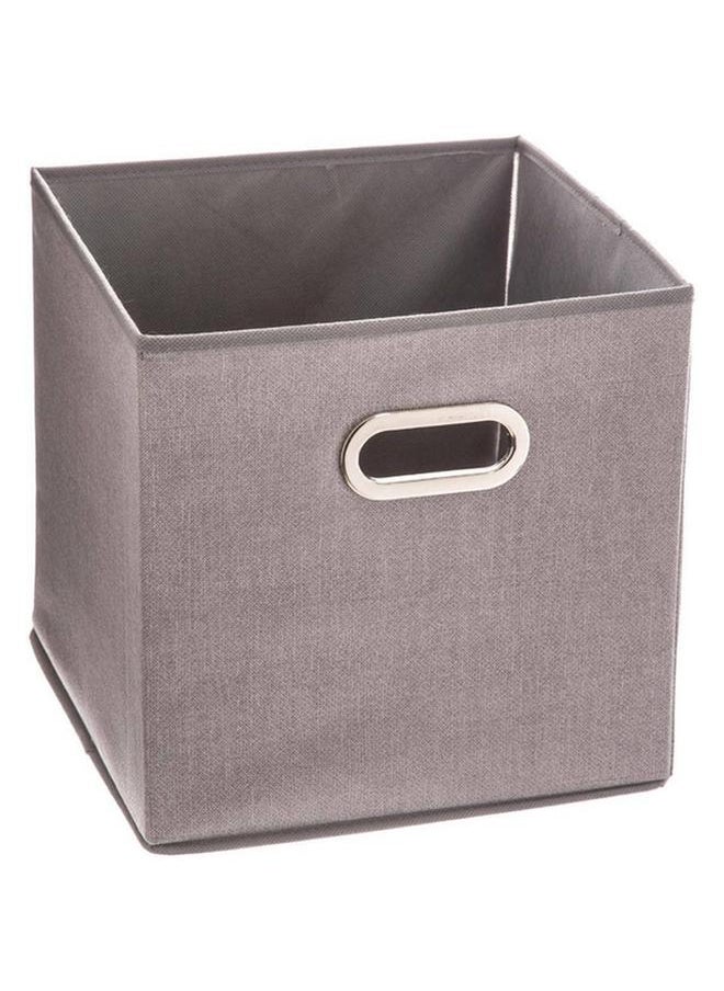 Five Simply Smart Polypropylene and Metal Foldable Storage Box Light Heather Grey 31 x 31cm 138885C  - Image 1
