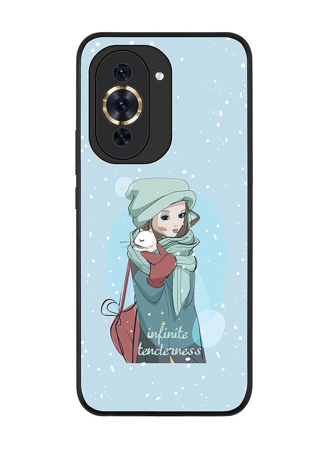 Stylizedd Rugged Black edge case for Huawei nova 10 4G Slim fit Soft Case Flexible Rubber Edges Anti Drop TPU Gel Thin Cover -  Infinite Tenderness - Image 1