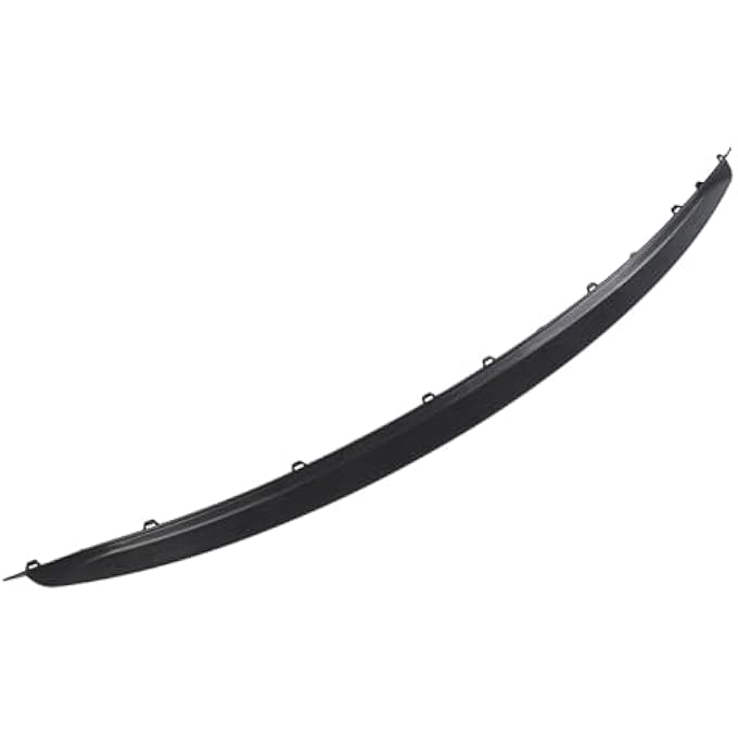 Luocute Front Bumper Lower Moldings Trim, 865802V500 Stylish Look, V Style Black Roof Spoiler Wing Lid with Paintable Front Splitter Lip for 2013 to 2017 - Image 1