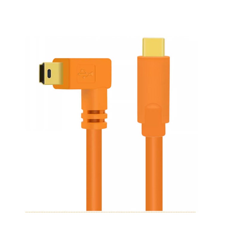 Suitable For Canon 5 D3/5D2/6D Camera Connection Computer Typec Online Shooting Line Slr T-Port Data Cable - Image 1