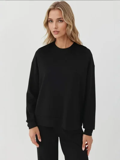 HICCUP Modal Touch Basic Sweatshirt