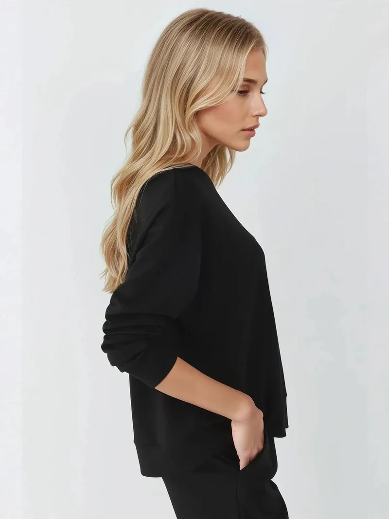 HICCUP Modal Touch Basic Sweatshirt