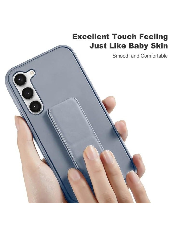 Denx Samsung Galaxy A36 5G And Samsung Galaxy A56 5G Back Stand Case Magnetic Car Holder Soft Silicone Horizontal & Vertical Kickstand Cover Wrist Strap Full protection Case for Samsung Galaxy A36 5G And Samsung Galaxy A56 5G (Gray) - Image 2