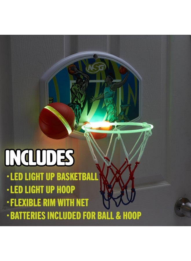 NSG LED Light Up Basketball Toy Set for Boys and Girls, LED Light up Hoop and Basketball - Ages 4 and Up - Image 5