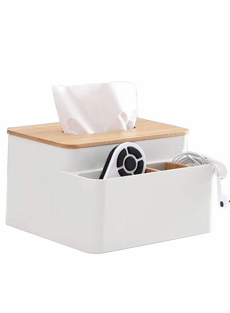 Y&D Tissue Box, Rectangular Holder Dispenser for Bedroom dDresser and Home Decor Table Top Bathroom Office Ttorage  - Image 1