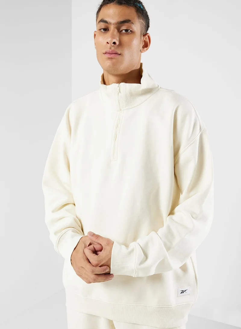 Reebok Cl Nd 1/4 Zip Pullover