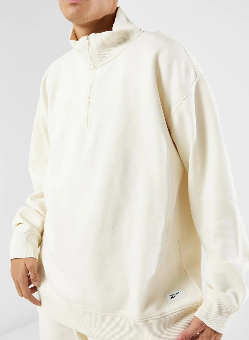 Reebok Cl Nd 1/4 Zip Pullover