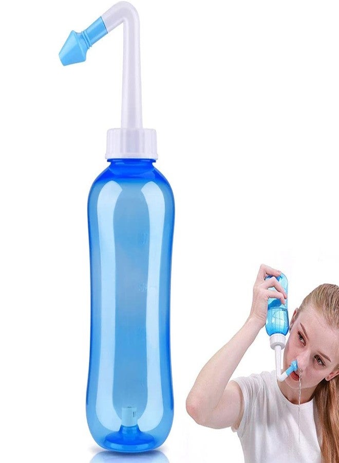 Designeez® Neti Pot Nasal Rinser - 300ml Sinus Rinse Bottle with 2 Tips, Nose Cleaner, Pressure Nasal Wash for Adults & Kids, BPA Free - Image 5